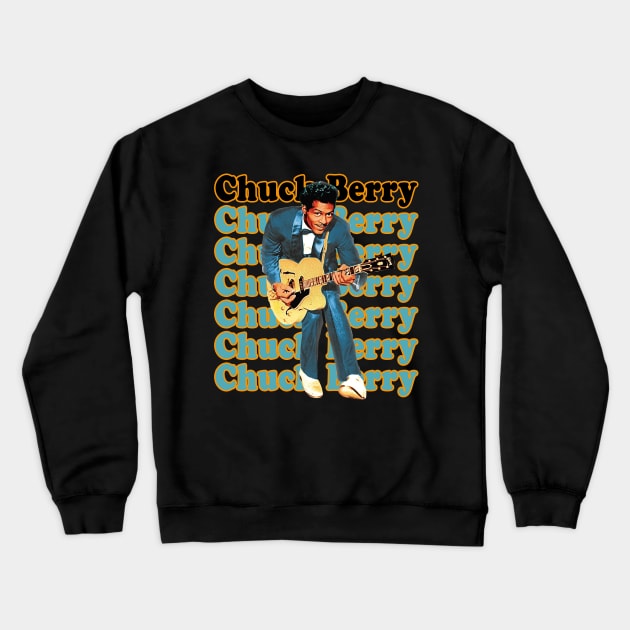 Berry's Guitar Heroics on a Cool Shirt Crewneck Sweatshirt by MilanVerheij Bike
